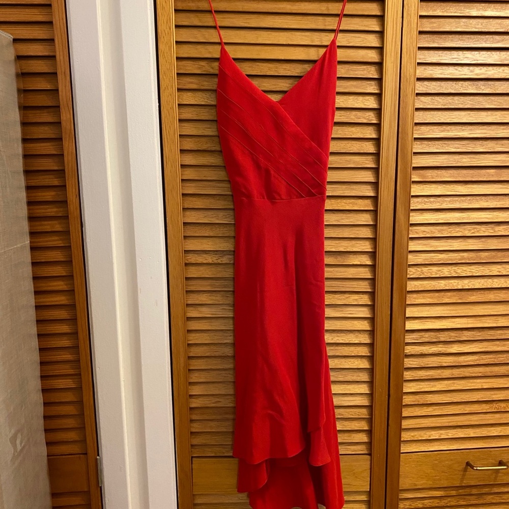 Dolce Vita red silk dress
